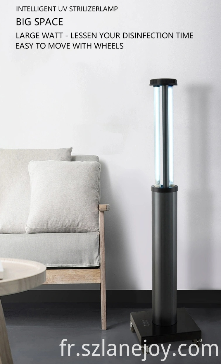 Lampe UV ultraviolette de désinfection de l'ozone UVC stérilisant la lumière germicide